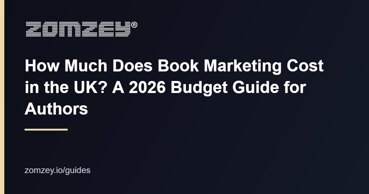 How much book marketing costs in the UK 2026 (book marketing cost guide)