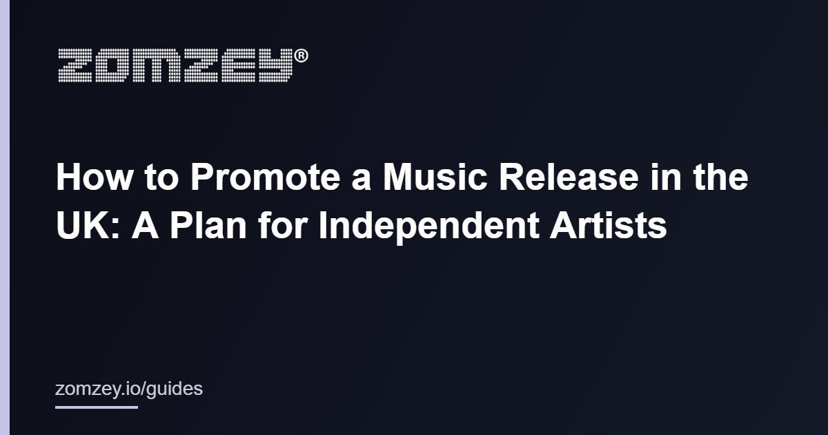 How to promote a music release in the UK (promote a music release guide)