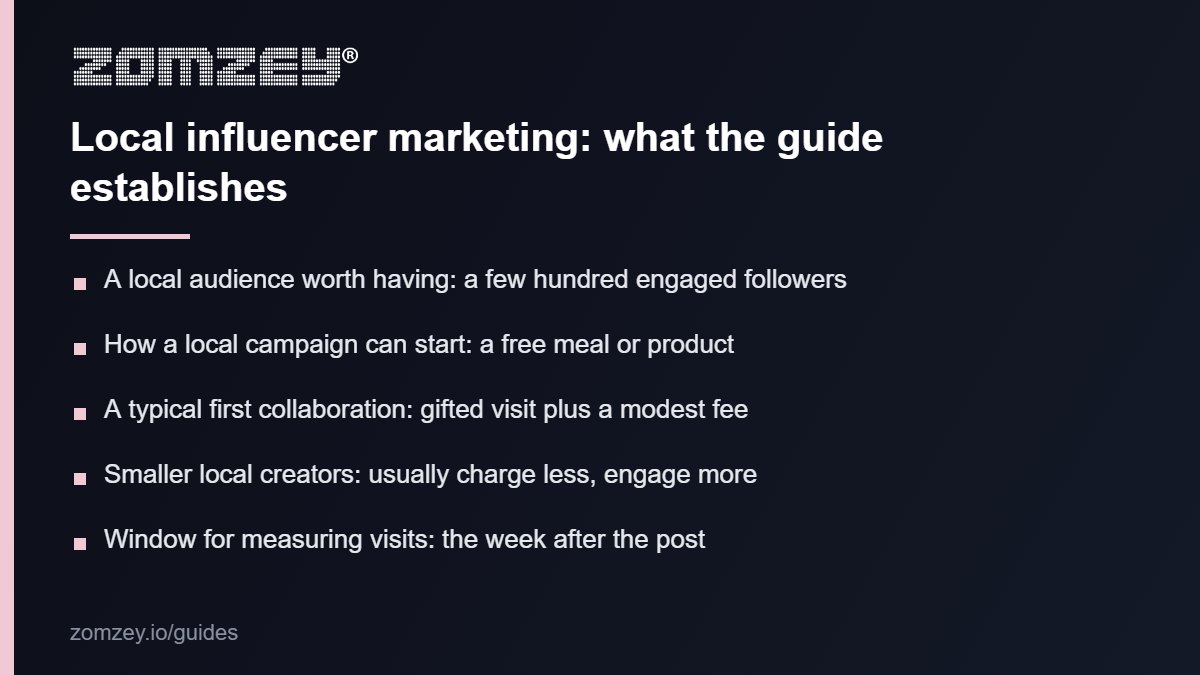 Local influencer marketing in the UK: the benchmarks in this guide
