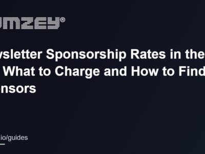 Newsletter sponsorship rates in the UK (newsletter sponsorship guide)