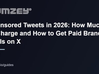 Sponsored tweets rates and brand deals on X in the UK 2026 (sponsored tweets guide)